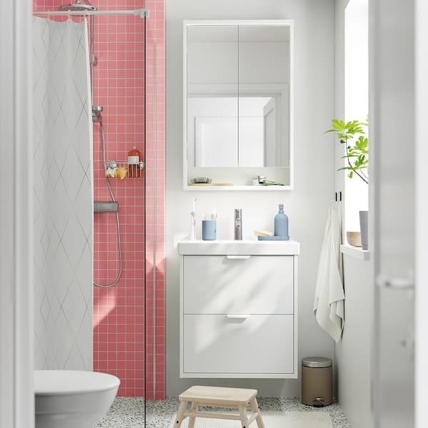 Ikea HAVBÄCK / ORRSJÖN - Washbasin/drawer/misc cabinet, white,62x49x69 cm