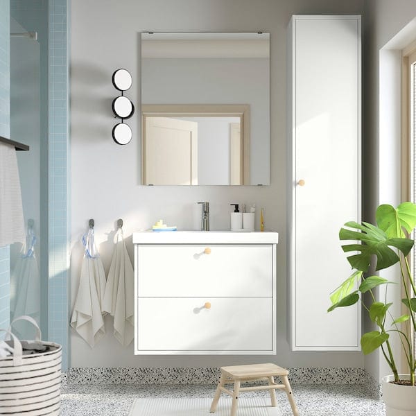 Ikea HAVBÄCK / ORRSJÖN - Washbasin/drawer/misc cabinet, white,82x49x69 cm