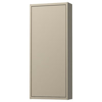 HAVBÄCK - Wall cabinet with door, beige,40x15x95 cm - best price from Maltashopper.com 60535056