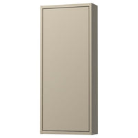 HAVBÄCK wall cabinet with door, beige, 40x15x95 cm