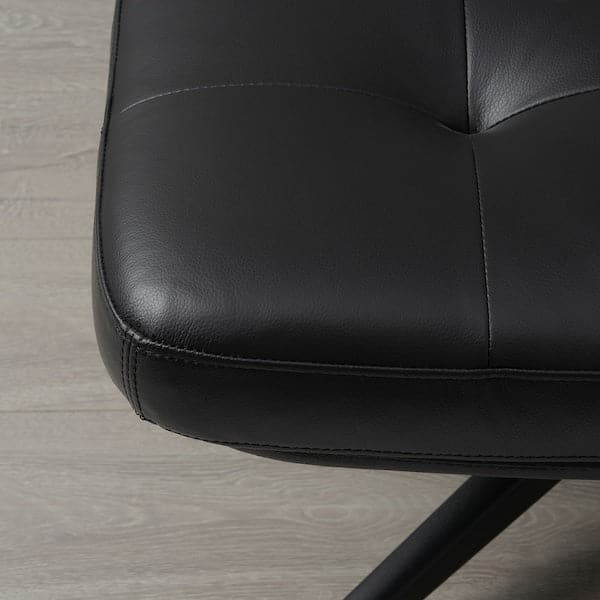 Ikea HAVBERG - Armchair and footstool, Grann/Bomstad black ,