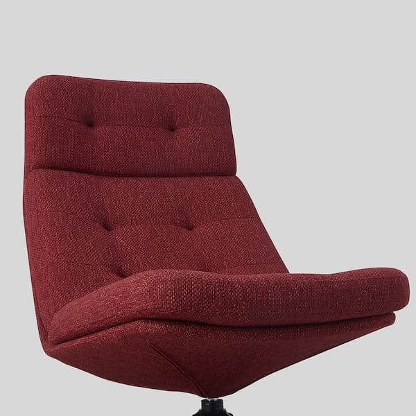 Ikea HAVBERG - Swivel armchair, Lejde reddish ,