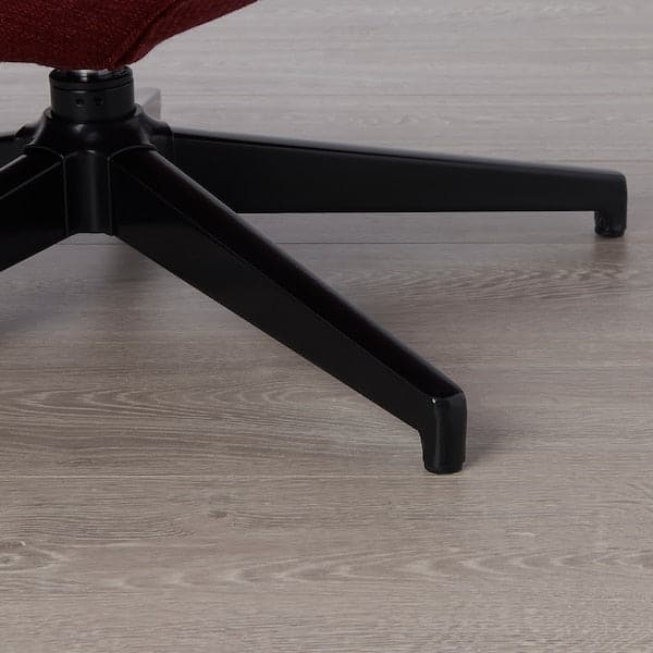 Ikea HAVBERG - Swivel armchair, Lejde reddish ,