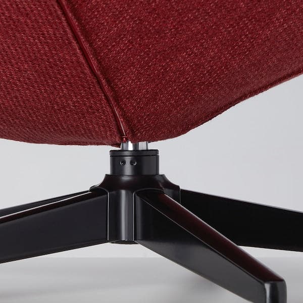 Ikea HAVBERG - Swivel armchair, Lejde reddish ,