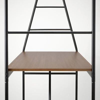 HÅVERUD / RÅSKOG Table and 4 stools - black/black 105 cm , 105 cm - best price from Maltashopper.com 29480363