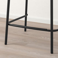 HÅVERUD / STIG - Table and 4 stools, black/black, 105 cm - best price from Maltashopper.com 89428923