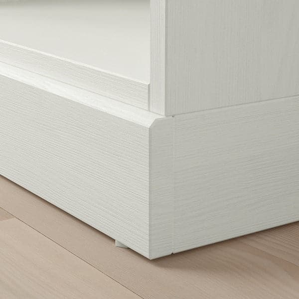HAVSTA - Shelving unit with plinth, white, 81x37x134 cm - best price from Maltashopper.com 89275091
