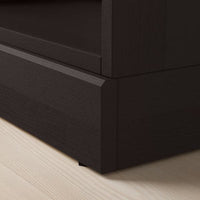 HAVSTA Shelf with hoof - dark brown 81x37x134 cm , - best price from Maltashopper.com 09275085