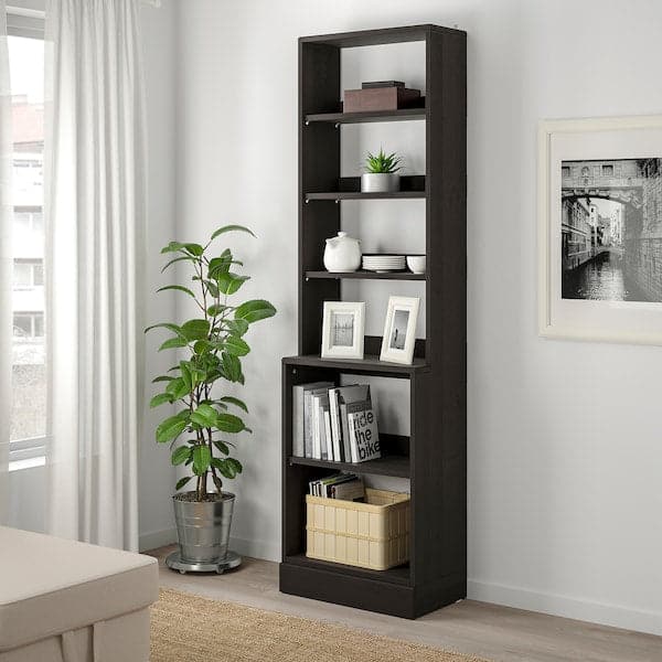 HAVSTA Shelf with hoof - dark brown 61x37x212 cm , 61x37x212 cm - Premium Bookcases & Standing Shelves from Ikea - Just €323.99! Shop now at Maltashopper.com