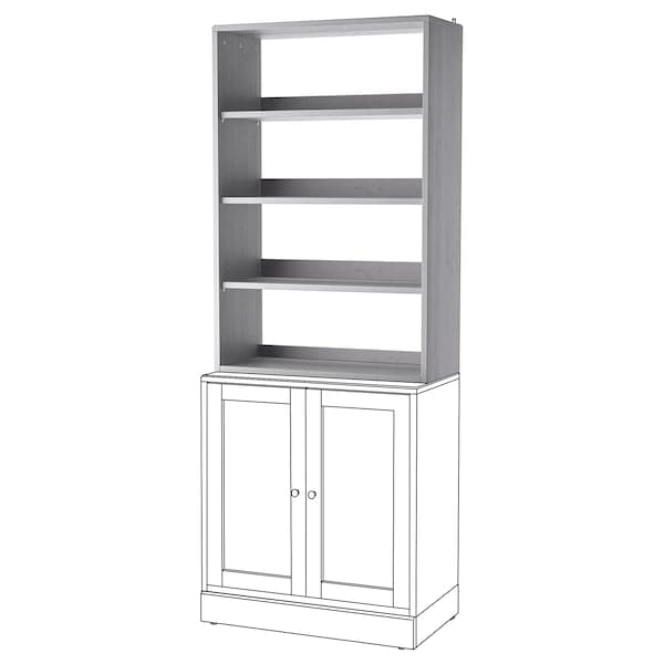 HAVSTA - Shelving unit, grey , 81x35x123 cm - Premium Bookcases & Standing Shelves from Ikea - Just €246.99! Shop now at Maltashopper.com