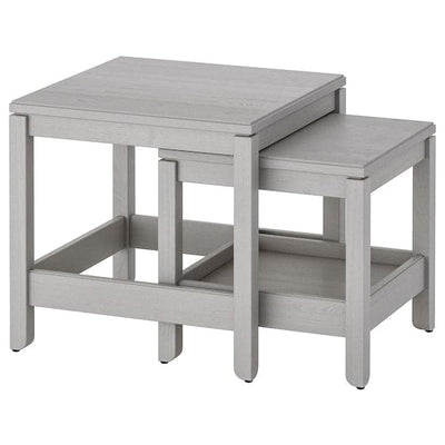 HAVSTA - Nest of tables, set of 2, grey - best price from Maltashopper.com 50414210