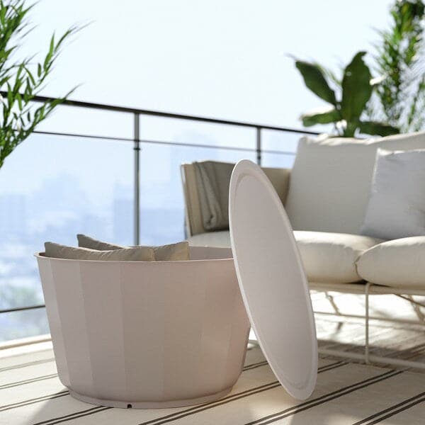 Ikea HAVSTEN / LÅGASKÄR - 4-seater garden set, beige/beige ,