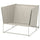 HAVSTEN armchair, outdoor, beige, 98x76x92 cm