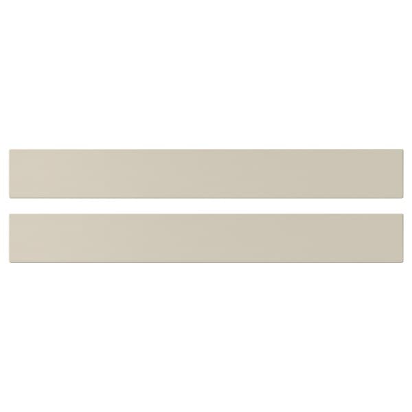 HAVSTORP - Drawer front, beige, 80x10 cm - best price from Maltashopper.com 20475281