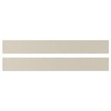 HAVSTORP drawer front, beige, 80x10 cm, 2 pack