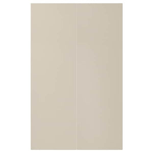 Ikea HAVSTORP - 2-p door f corner base cabinet set, beige, 25x80 cm