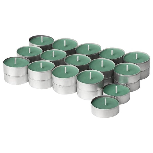 Ikea HEDERSAM - Scented tealight, Fresh grass/light green, 3.5 hr