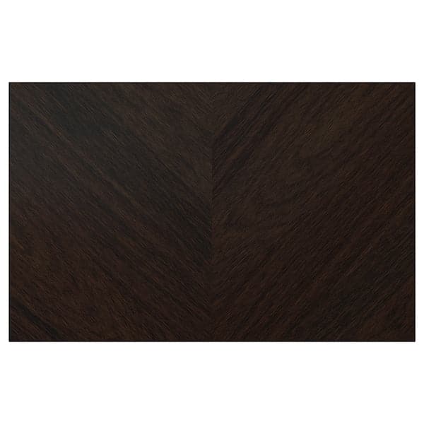 HEDEVIKEN - Door/drawer front, dark brown stained oak veneer, 60x38 cm - best price from Maltashopper.com 70491702