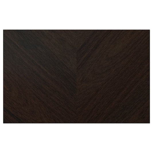 Ikea HEDEVIKEN - Door/drawer front, dark brown stained oak veneer, 60x38 cm