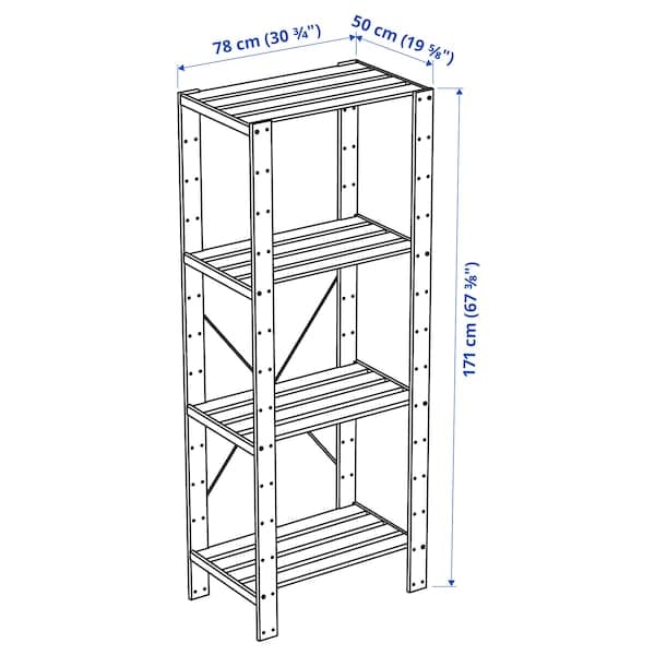 Ikea HEJNE 1 section - pine 78x50x171 cm , 78x50x171 cm