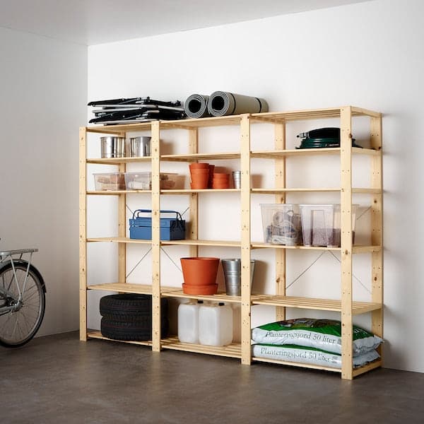 HEJNE sections/shelves pine 230x50x171 cm 230x50x171 cm