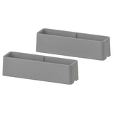 HEJNE end protector, grey, 2 pack