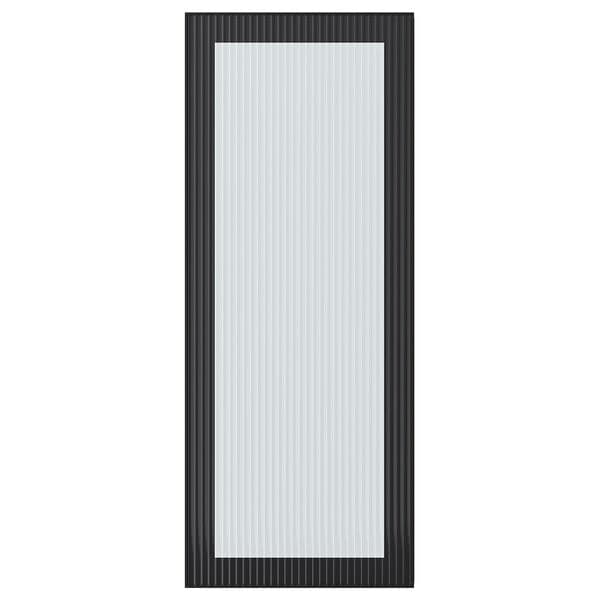 Ikea HEJSTA - Glass door, anthracite/reeded glass, 40x100 cm