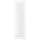 HEJSTA glass door, white/clear glass, 30x100 cm