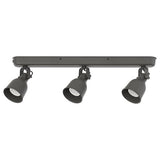 HEKTAR ceiling track, 3-spots, dark grey, 61 cm