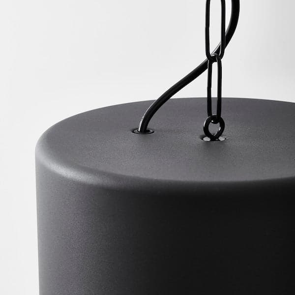 Ikea HEKTAR - Pendant lamp, dark grey, 47 cm