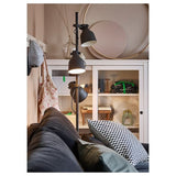 HEKTAR floor lamp with 3-spot, dark grey, 16.0 cm