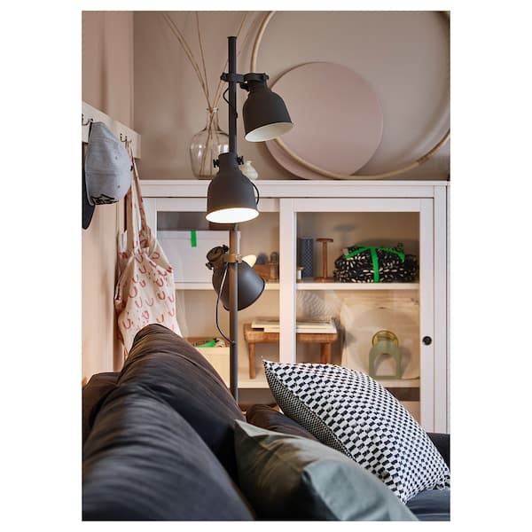 Ikea HEKTAR 3-lighting floor lamp - dark grey ,