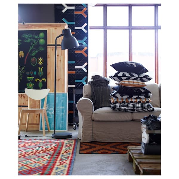 Ikea HEKTAR Floor lamp - dark gray ,