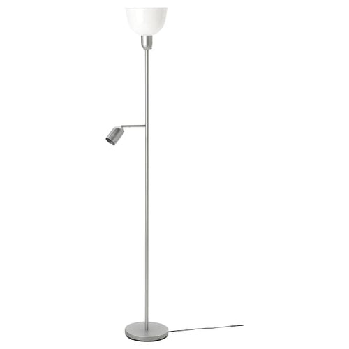HEKTOGRAM Floor lamp light indir/reading - silver/white color ,