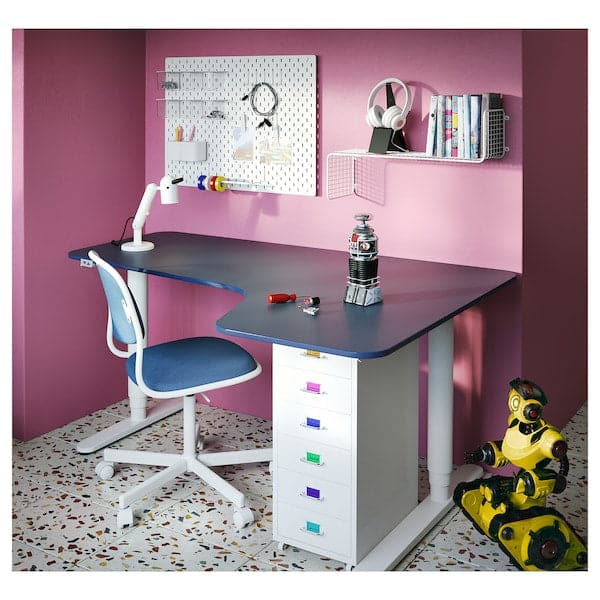 Ikea HELMER - Drawer unit on castors, white, 28x69 cm