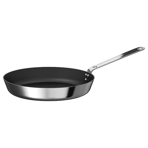 HEMKOMST - Frying pan, stainless steel/non-stick coating, 28 cm