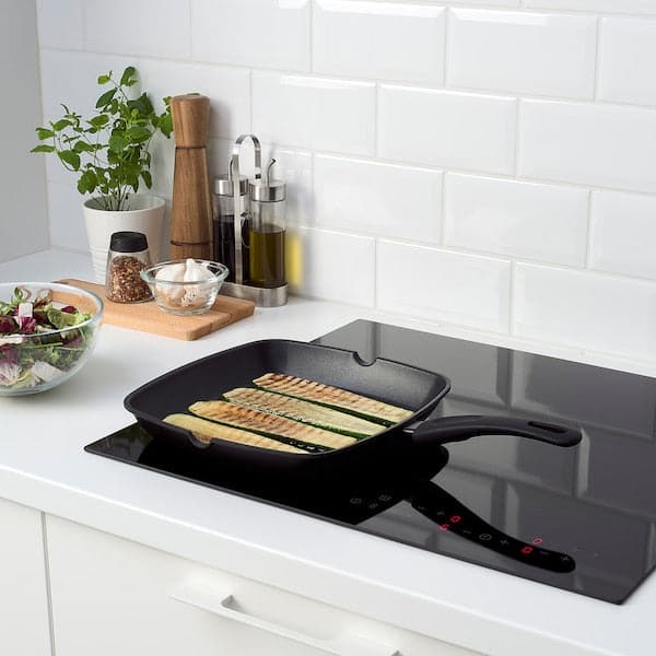 HEMLAGAD - Grill pan, black, 28x28 cm - best price from Maltashopper.com 10462241
