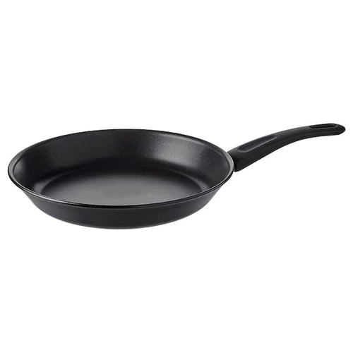 HEMLAGAD - Frying pan, black, 28 cm