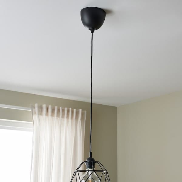HEMMA - Cord set, black, 1.8 m - best price from Maltashopper.com 40386590