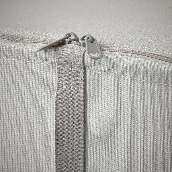 HEMMAFIXARE - Storage case, fabric striped/white/grey, 44x51x19 cm - best price from Maltashopper.com 20503910