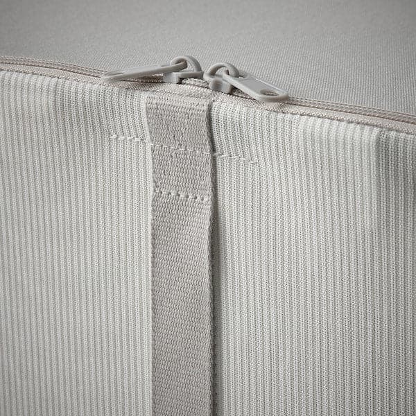 HEMMAFIXARE - Storage case, fabric striped/white/grey, 69x51x19 cm - best price from Maltashopper.com 70503917