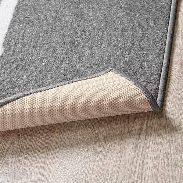 HEMMAHOS - Rug, grey, 100x160 cm - best price from Maltashopper.com 60356691