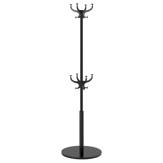 Ikea HEMNES - Hat and coat stand, black, 185 cm