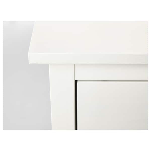 Ikea HEMNES - Chest of 2 drawers, white stain, 54x66 cm