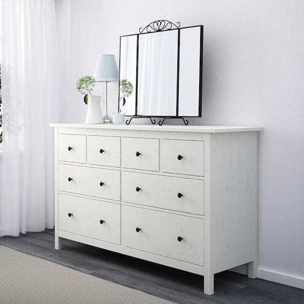 Ikea HEMNES - Chest of 8 drawers, white stain, 160x96 cm