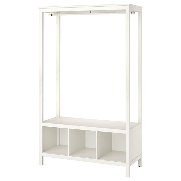 HEMNES Day wardrobe - white bite 120x50x197 cm , 120x50x197 cm