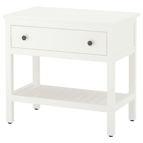HEMNES - Open wash-stand with 1 drawer, white, 82x48x76 cm