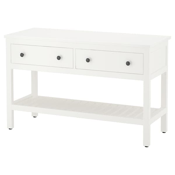 HEMNES - Open washbasin unit/2 drawers, white, 122 cm - best price from Maltashopper.com 10396722