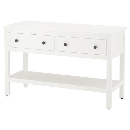 Ikea HEMNES - Open washbasin unit/2 drawers, white, 122 cm