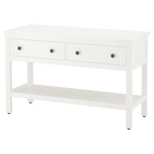 HEMNES - Open washbasin unit/2 drawers, white, 122 cm